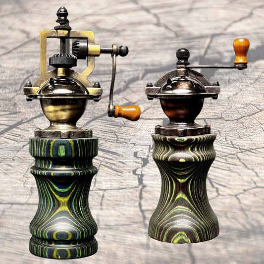 Pfeffermühle Rezywood Pavone Pfeffer- und Salzmühle Rezywood Pavone im Set