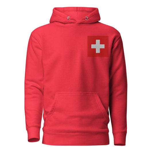 Hoodie mit Schweizer Kreuz